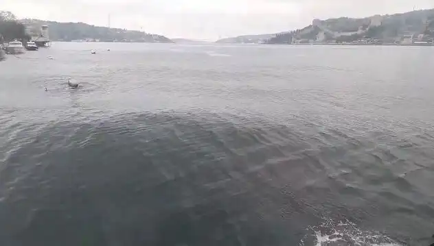 İstanbul Boğazı'nda Dalgaların Yükselmesi: Denizdeki Tehlikeye Dikkat