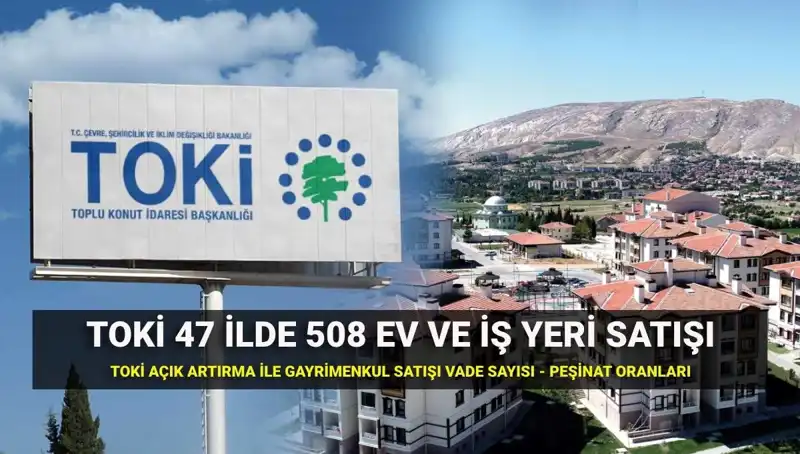 TOKİ 508 Ev ve İş Yeri Satışları: Detaylar Açıklandı, Heyecan Başlıyor!