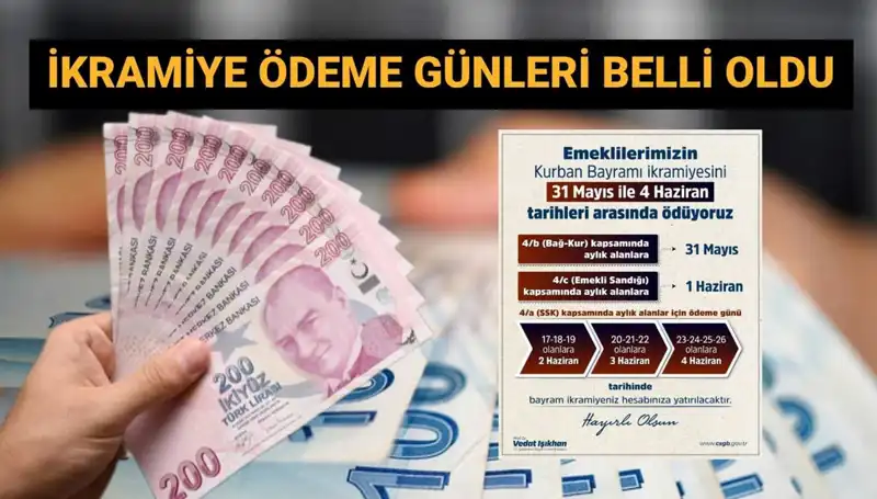 Emekli Bayram İkramiyeleri için Tarih Açıklandı: 4 Bin TL Ne Zaman Hesapta?
