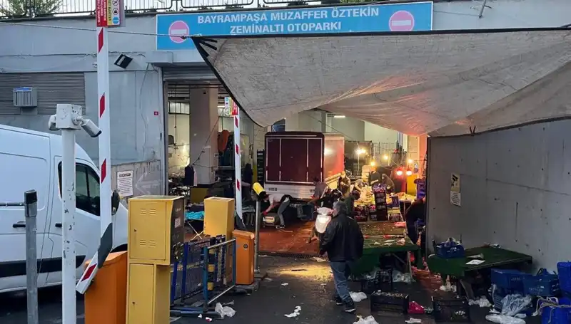 Pazar Yerinde Biber Gazı Krizi: Hava Kirliliği ve Panik!