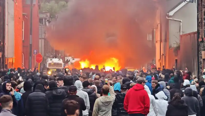 Kuzey İrlanda'da Cinsel Saldırı Protestosu: Sokaklar Çatışma Arenasına Dönüştü