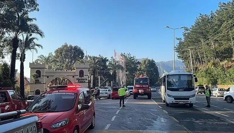 Muğla'daki Beş Yıldızlı Otelde Korkutan Yangın: Misafirler Tahliye Edildi
