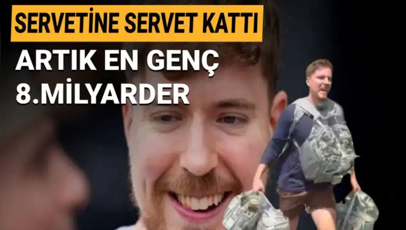 YouTube Fenomeni MrBeast, En Genç Milyarder Olmayı Başardı