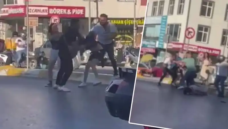 Esenyurt'ta Motosikletli İki Kadına Yapılan Şiddet Olayı Şok Etmekte