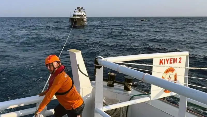 Marmaris Açıklarındaki Sürüklenen Tekne Dramı: Kurtarma Operasyonu Başarıyla Gerçekleşti