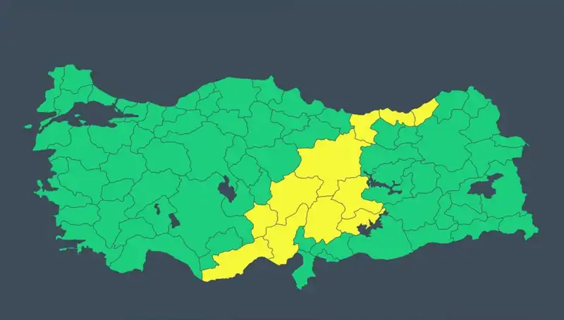 11 İl İçin Ani Sağanak ve Fırtına Uyarısı: Hava Koşullarında Dikkat!