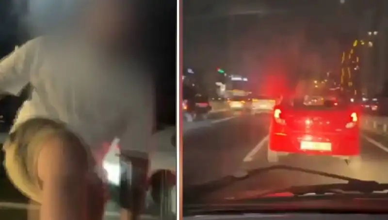 Trafik Magandası Kameraya Yansıdı: O Anlar Şok Etti!