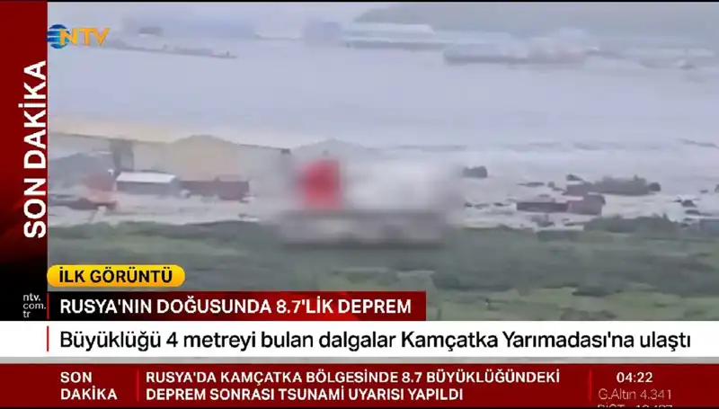 Kamçatka Kıyılarında İlk Tsunami Dalgaları: Bölgeyi Neler Bekliyor?